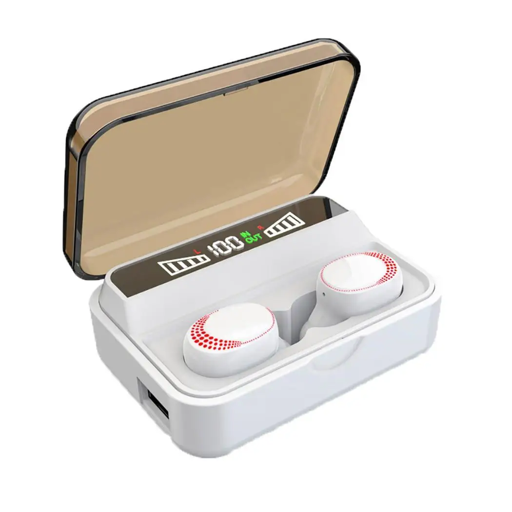 white flashing Модные мини беспроводные Bluetooth стерео наушники-вкладыши Micro USB наушники Smart Touch 4-5h Повседневная Bluetooth гарнитура 32 - Цвет: white flashing