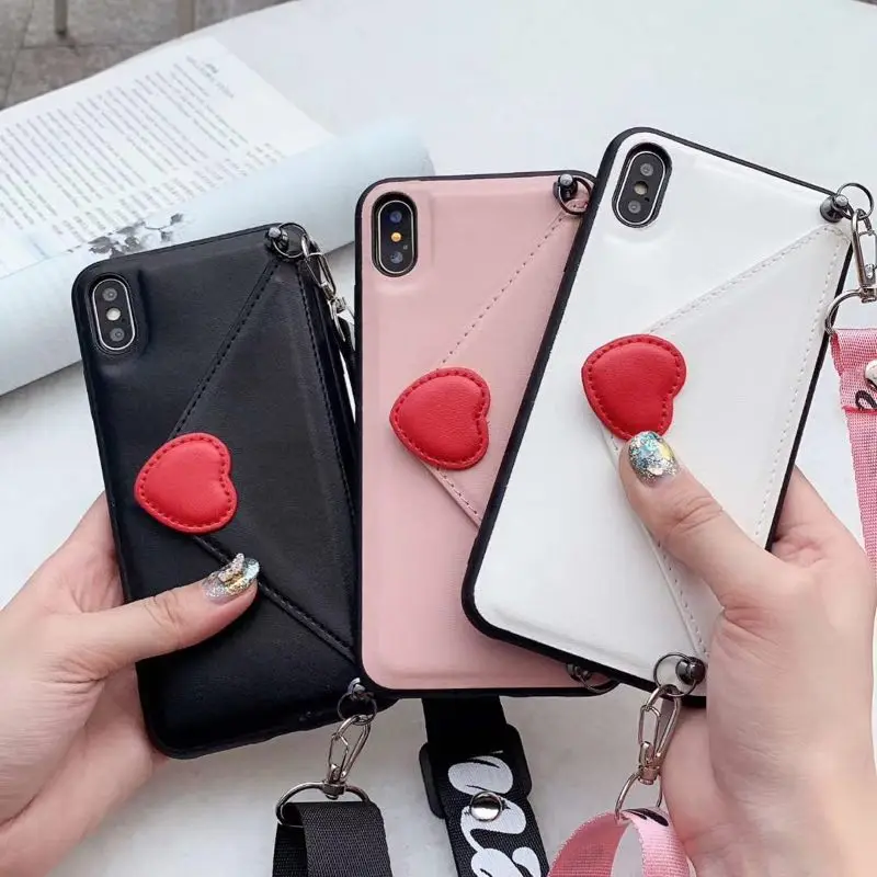 

Leather Wallet Back Shell Phone Case For Samsung Note 9 S10e Case Wrist Strap Hybrid Silicone Cover For Samsung S9 S10 Plus Case