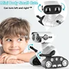 Sci-fi Styling RC Smart Robot Rotation Auto Presentation Eye Lighting Music Smart Walking Space Remote Control Robot Kids Toy 4