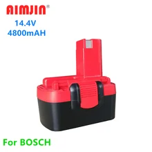 2021 100% novo 14.4 v 4800mah ni-cd bateria da ferramenta elétrica para bosch bat038 bat140 bat040 bat041 bat159 frete grátis