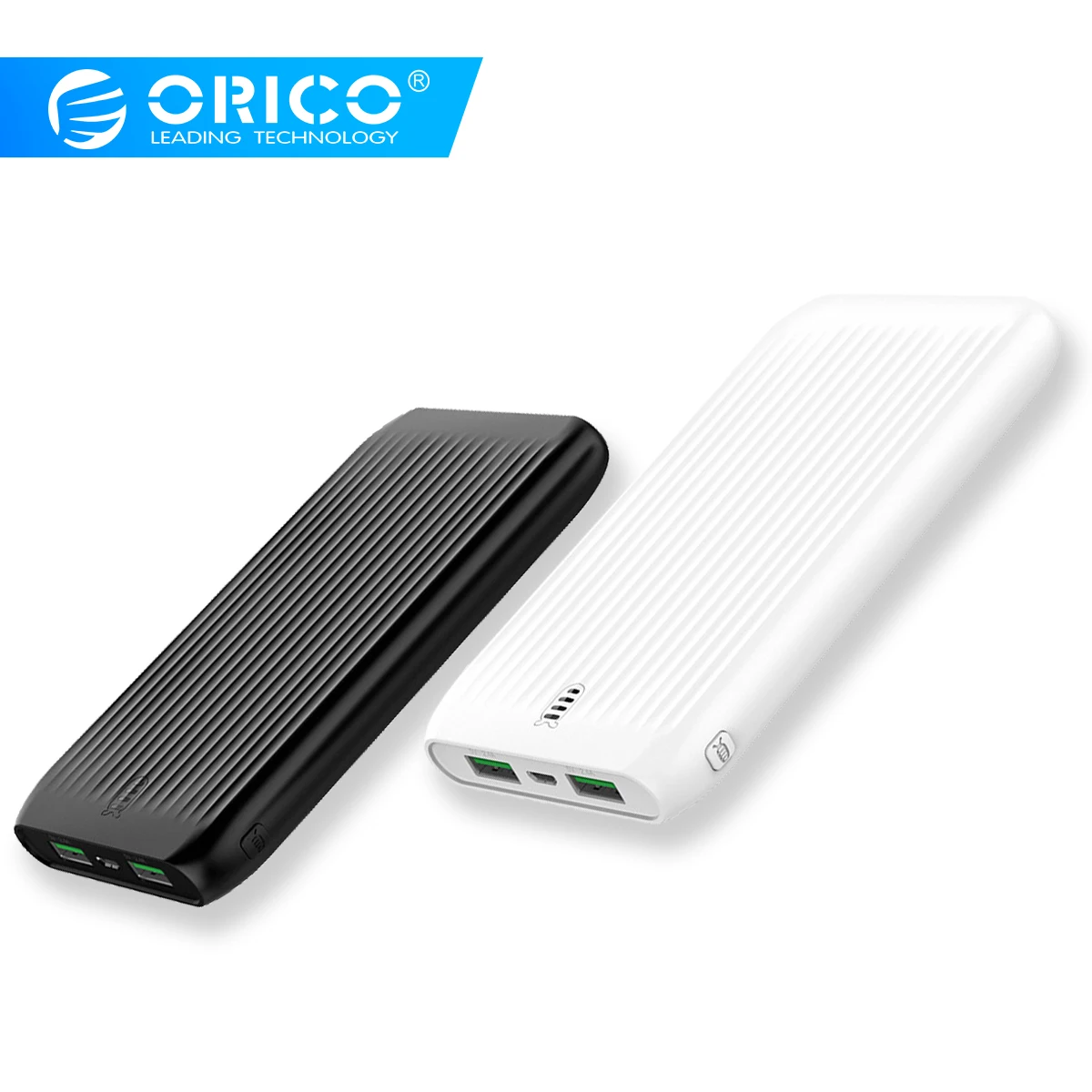 ORICO 20000 мАч Внешний аккумулятор для мобильного телефона USB портативный внешний аккумулятор 10000 мАч Внешний аккумулятор для iphone samsung смартфон