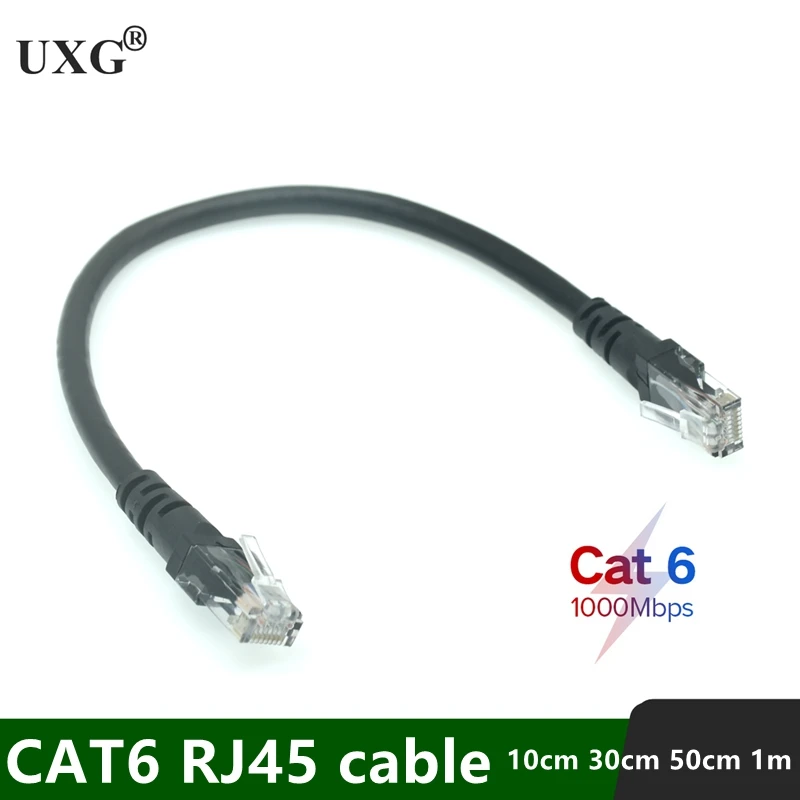 10cm Rj45 Cable 26awg Cat6 Utp Side Angled L Shape Rj45 Patch Cord