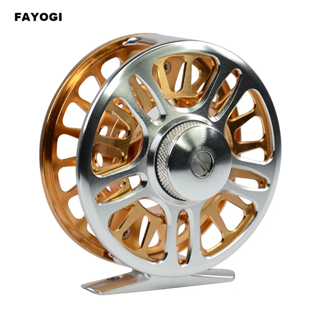 Fly Fishing Wheel Double Color FC CNC Machined Aluminium 5/6# 7/8# WT  Sand-proof Micro Adjusting Drag Fly Reel - AliExpress