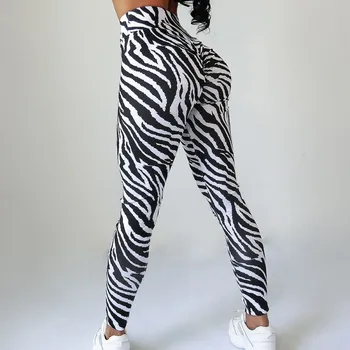 New Women Jeggings Pants Trousers For Ladies Leopard print Black and White Fitness Leggings Casual Workout Push Up Leggings 2