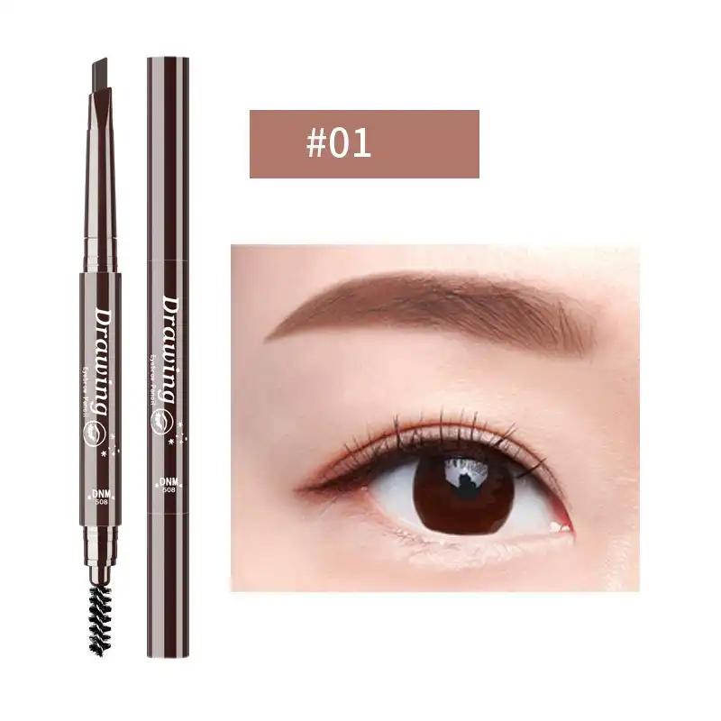 double-headed triangle eyebrow pencil waterproof smudge-proof