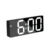 Mirror/Acrylic Alarm Clock LED Digital Clock Voice Control Snooze Time Temperature Display Night Mode Reloj Despertador Digital 13
