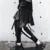Techwear Двухслойные Тактические Ленты Брюки Карго Мужчины Harajuku Вышивка Бегуны Брюки Хип Хоп Функция Повседневная Уличная Одежда