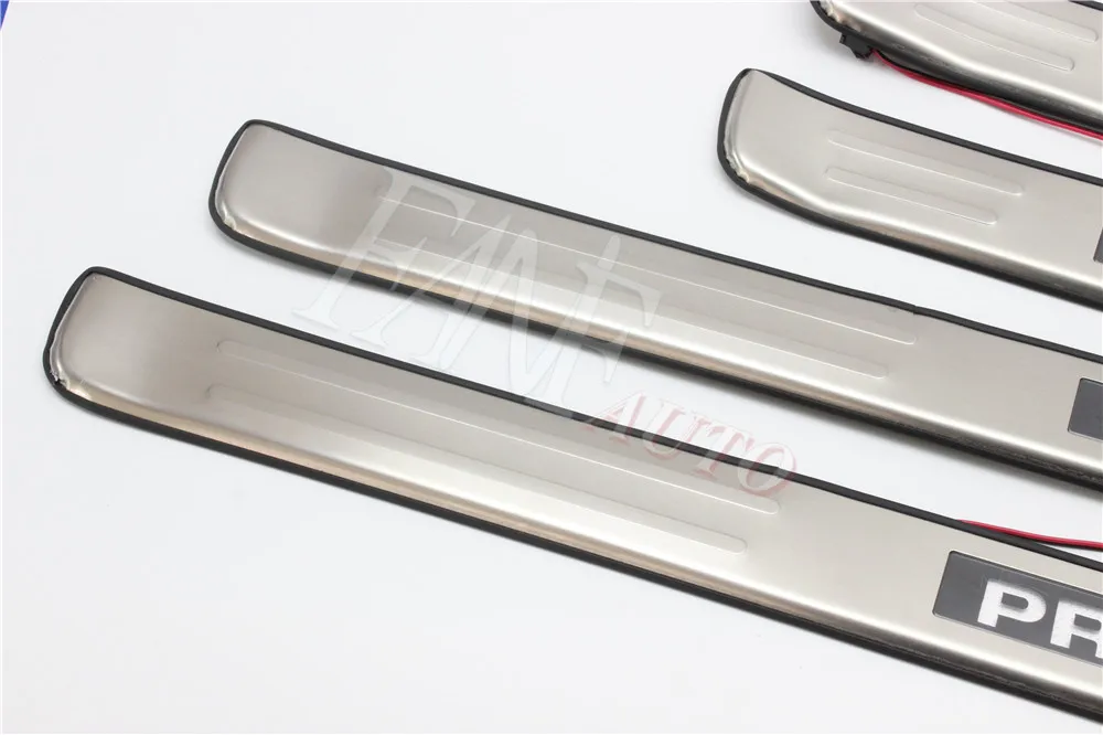 Нержавеющая сталь Led порога Накладка защитная накладка для Prado J120 J150