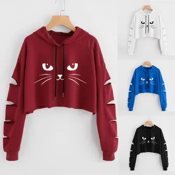 

Autumn Hoodies For Women 2020 Rose Embroidered Long Sleeve Hooded Sweatshirts Female Jumper Autumn Pullover Hoodies #L10