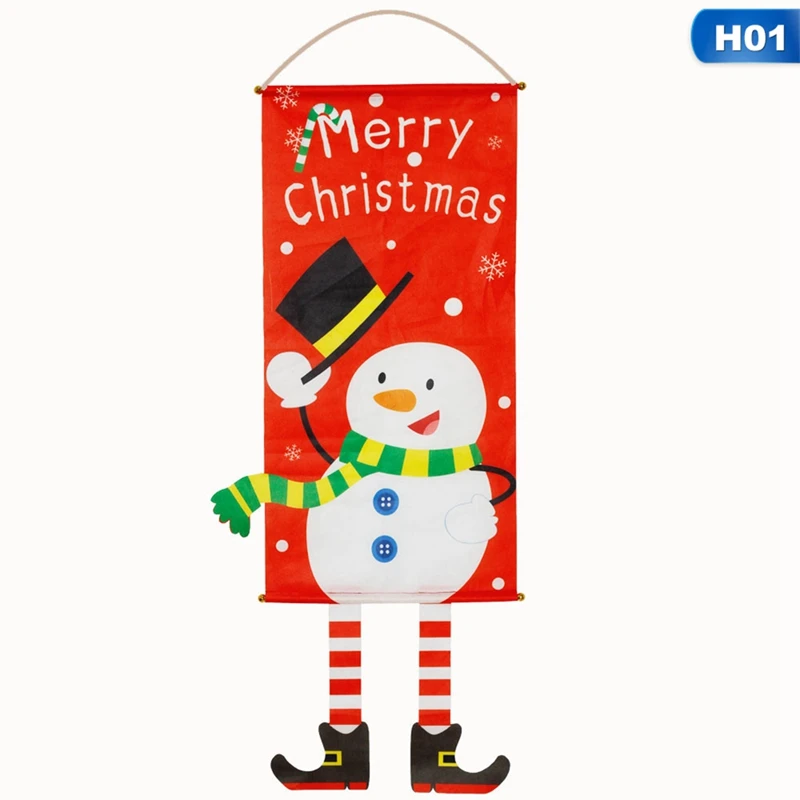 1 Гирлянда С Рождеством, Декор для дома, Рождественский Декор, Navidad, Рождественский орнамент, Рождественская уличная, Noel Happy new year - Цвет: 1