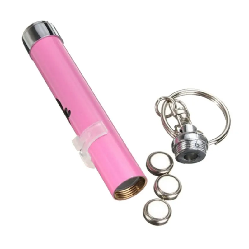 

Creative and Funny Pet Catoys LED Laser Pointer light Pen With Bright Animation Mouse Random Color