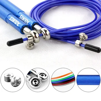 

Steel Wire Aluminum Alloy Racing Jumping Ropes Aolikes 3 in 1 Adult Weight Skip Jump Rope Body Building Fitness Accessories