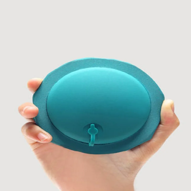 Portable U-shaped Inflatable Pillow Office Pillow Travel Car Airplane Driving Nap Pillow Support Head Pillow To Send Storage Bag
