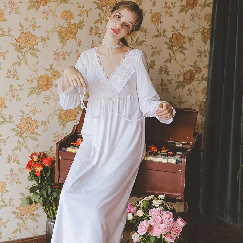 Платье для сна с бабочкой, облегающая юбка, женская одежда для сна, свежий спортивный костюм, ночная рубашка, удобная повседневная свободная одежда с длинным рукавом