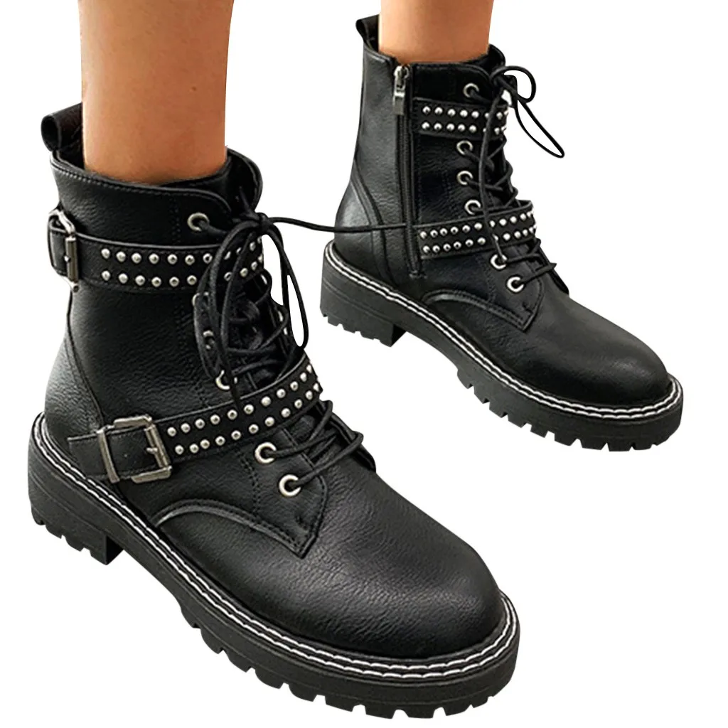 Женские ботинки, женские зимние военные зазазазазаза, черные кожаные ботинки, и ботинки, и ботинки, в среднем