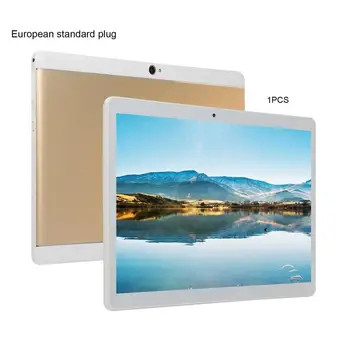 

KT107 Round Hole Tablet 10.1 Inch HD Large Screen Android 8.10 Version Fashion Portable Tablet 8G+64G Gold Tablet