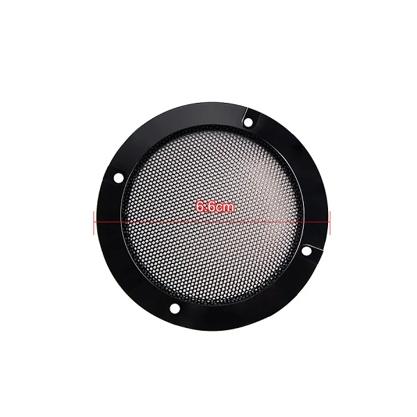 2 inch 2 шт. 2 дюйма 3 дюйма 4 дюйма ниша для колонки круглый гриль защитная сетка покрывало Высококачественная Автомобильная Роговая сетка пластиковая рамка декоративные части - Цвет: 2 inch