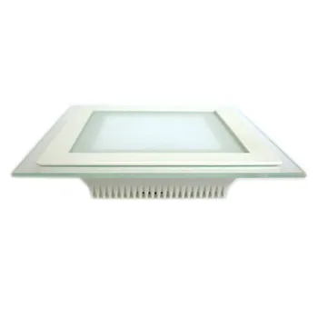

LEDLUX LB4061F recessed Led downlight square 6W cool white with modern Design for living room bathroom glass SKU-4737