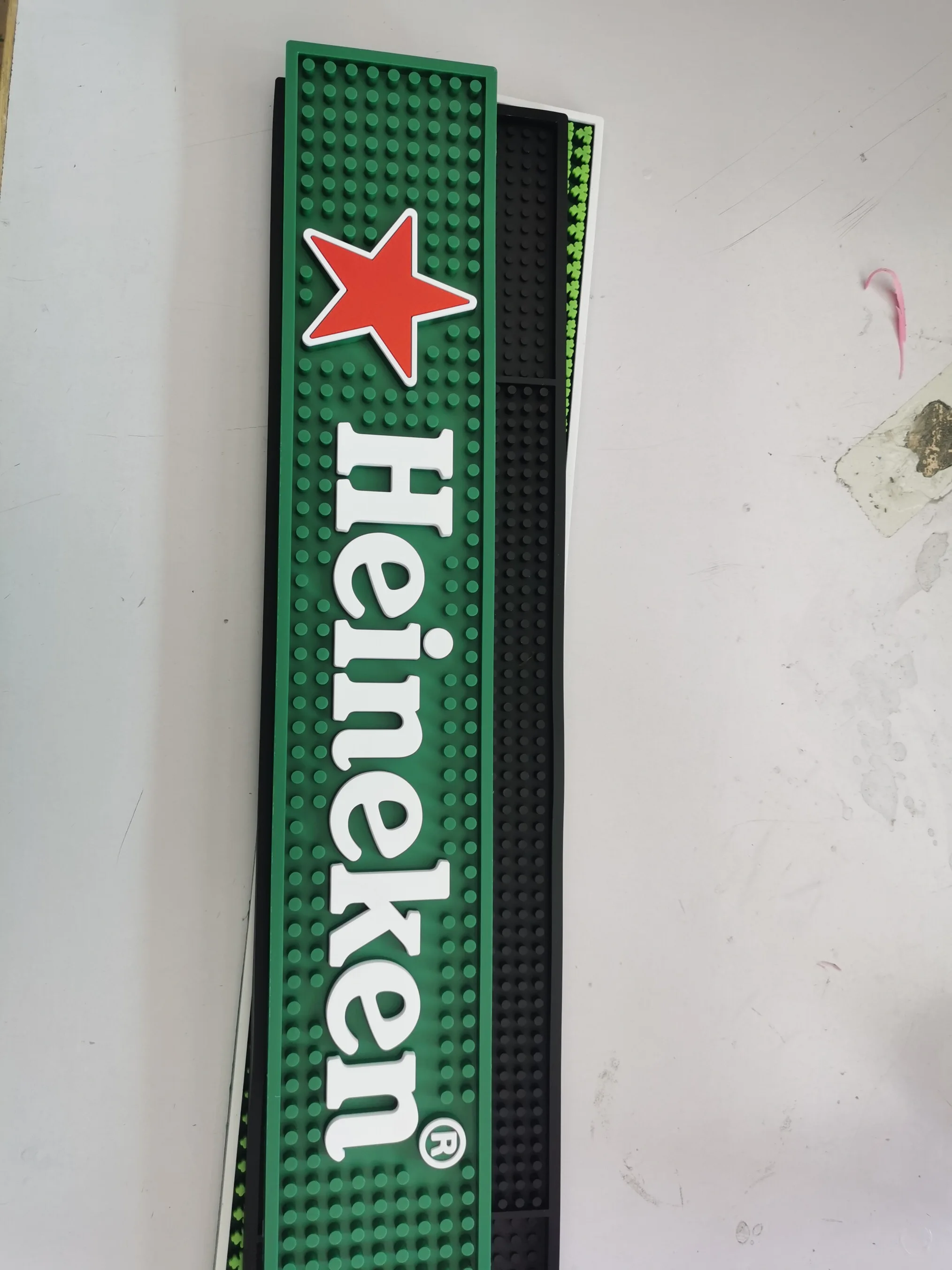 Green Heineken Rubber Bar Mat 