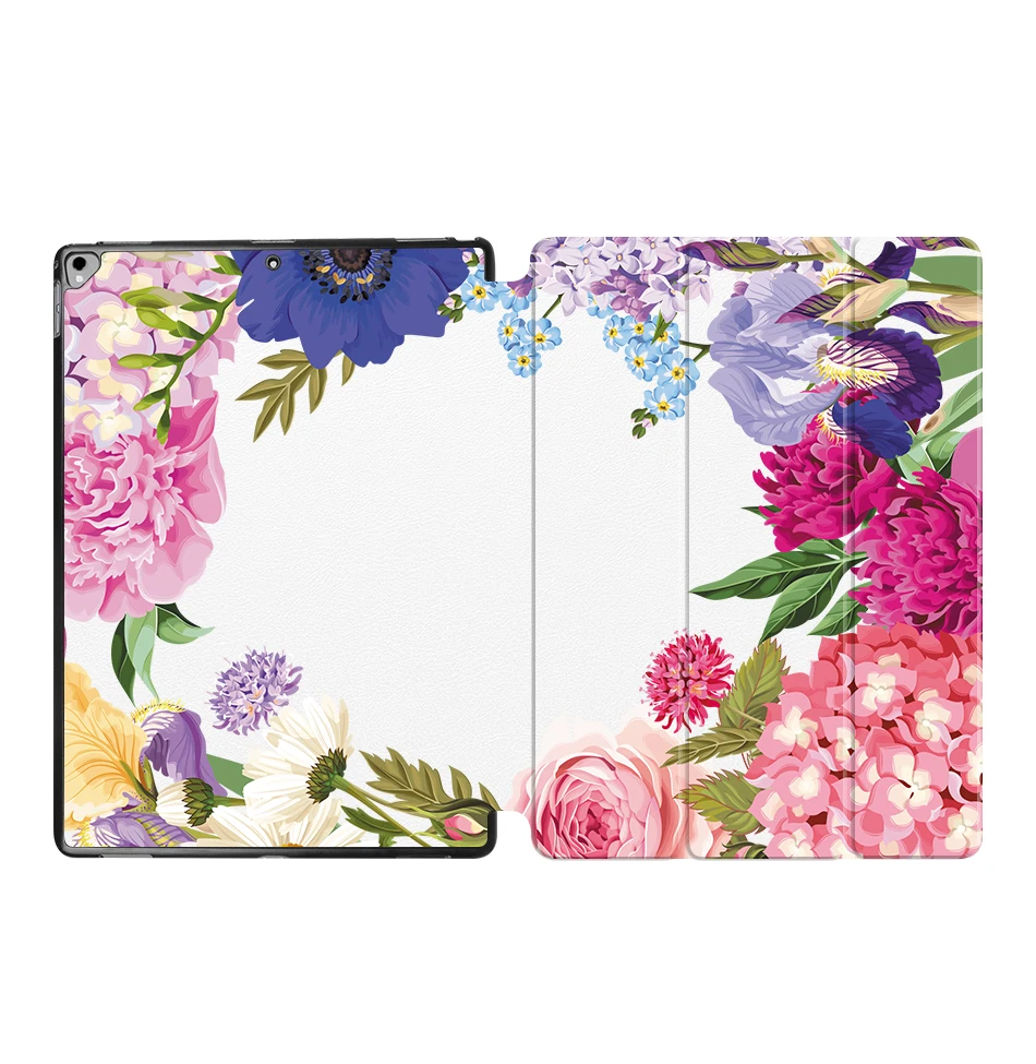 MTT цветок из искусственной кожи чехол для Apple iPad Pro 12,9 дюймов Магнитный Флип Стенд смарт-чехол A1584/A1652 A1670/A1671 - Цвет: IP14
