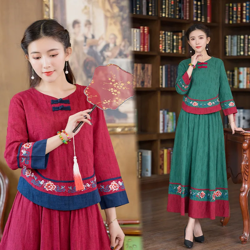 

Photo Shoot 2020 Spring And Summer New Style Top Grade Jacquard Cotton Embroidery Two-Piece Set