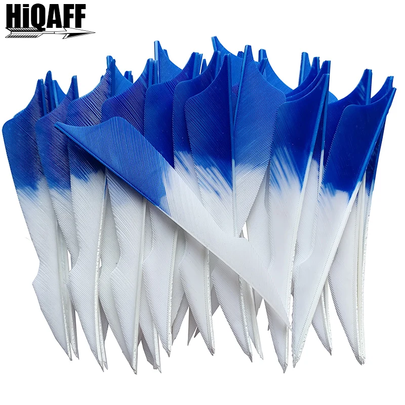 50 Pcs Hi-Q 4 Inch Turkey Feathers Arrow Fletching For Archery Hunting Natural Feather-Sting | Спорт и развлечения