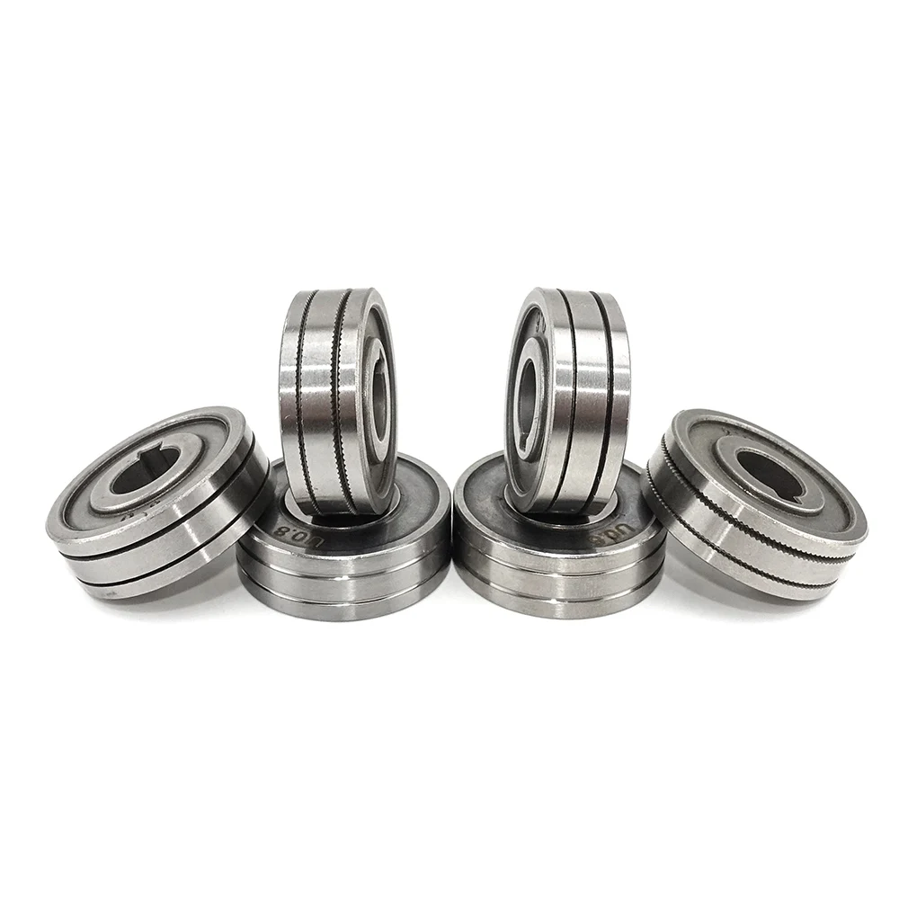 Welding Wire Feeder MIG Welding Wire Feeding Roll V U Knurl Groove 0.6/0.8mm 0.8/1.0mm Size 30x10x10mm LRS-775S SSJ-29 Feeder Roll