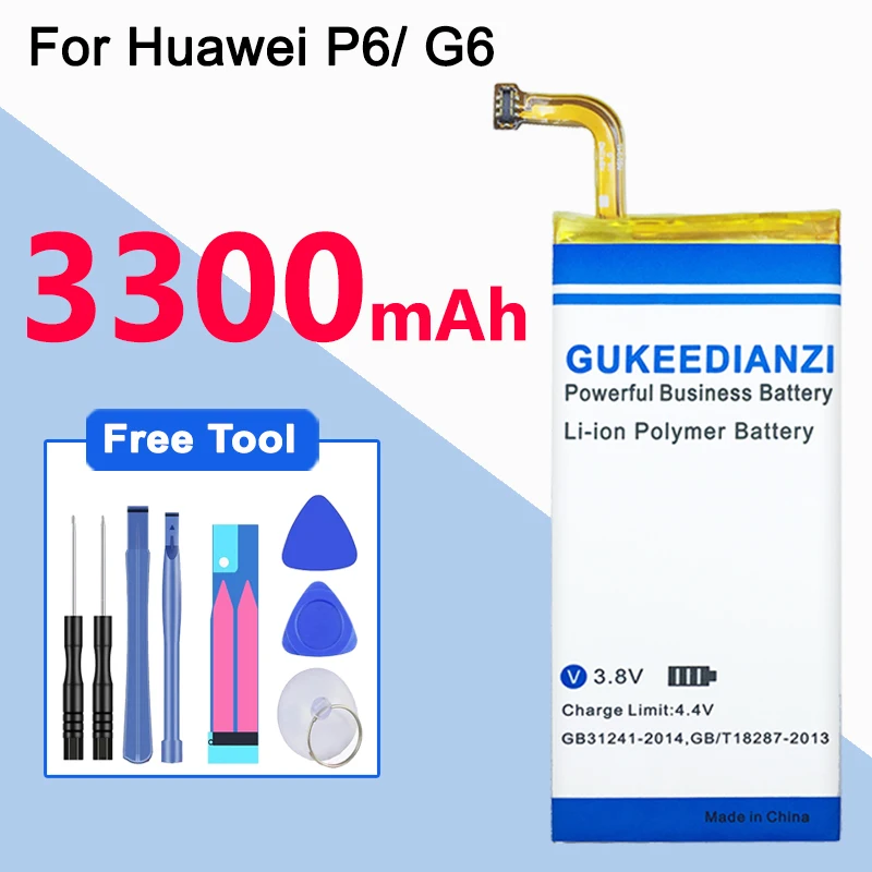 GUKEEDIANZI литиевая батарея для телефона HB3742A0EBC сменная Huawei Ascend G6 G620S G630 G7 P6 P7