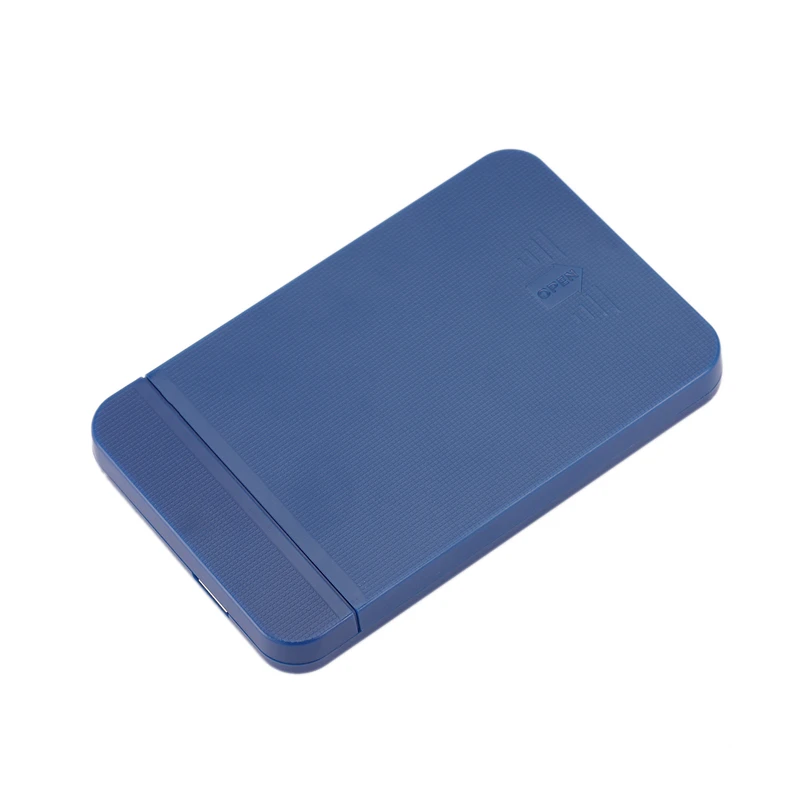 2,5 дюймов USB3.0 SATA 3,0 HDD коробка для жесткого диска корпус для внешнего жесткого диска инструмент 6 Гбит/с поддержка 3 ТБ UASP протокол-синий