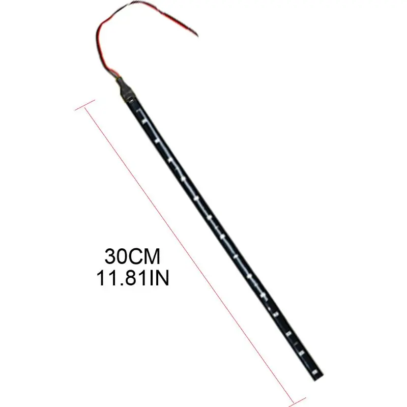 10 шт./компл. 1210 3528 Светодиодный Fiexble с подсветкой светильник полосы 30cm 15 SMD 12В