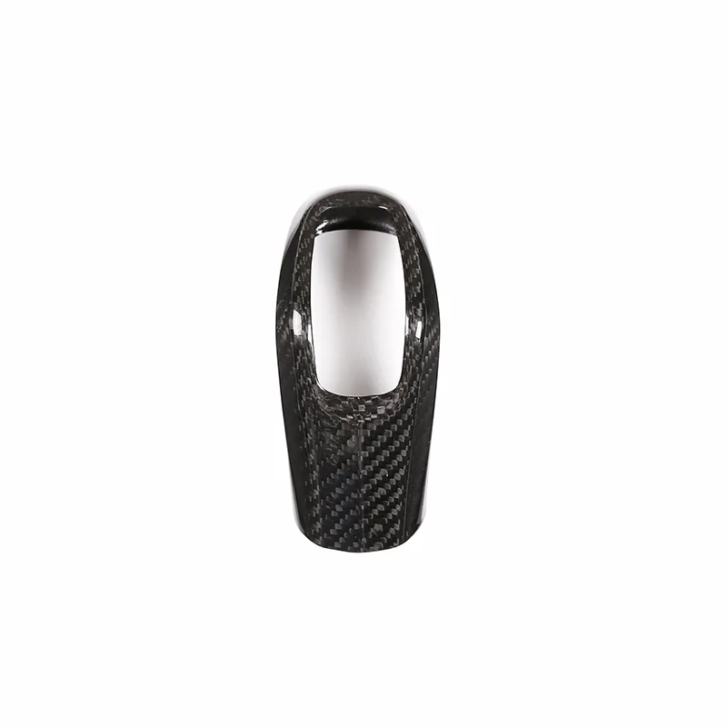Real Carbon Car Interior Gear Shift Head Cover Fiber For Range Rover Sport- For Jaguar E-PAC EPACE Accessories