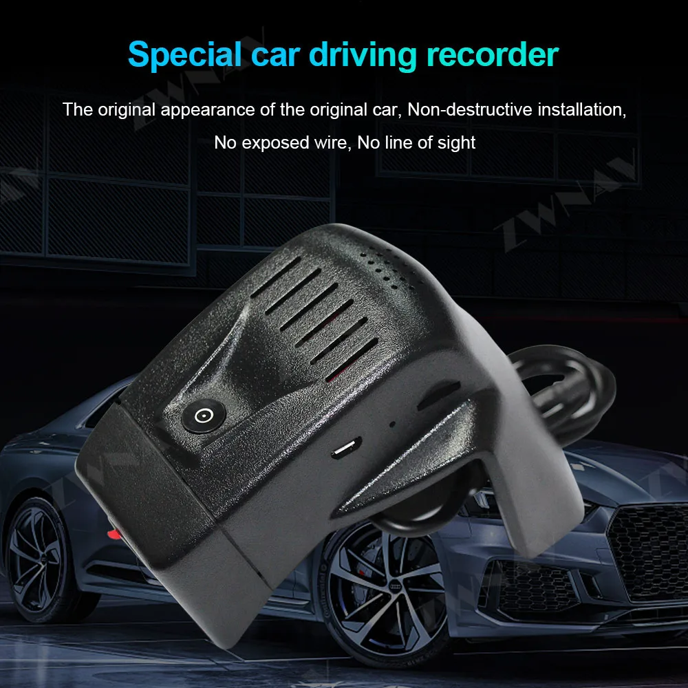 Скрытый HD рекордер для вождения, предназначенный для Volvo XC90- DVR Dash cam Автомобильная фронтальная камера WIfi