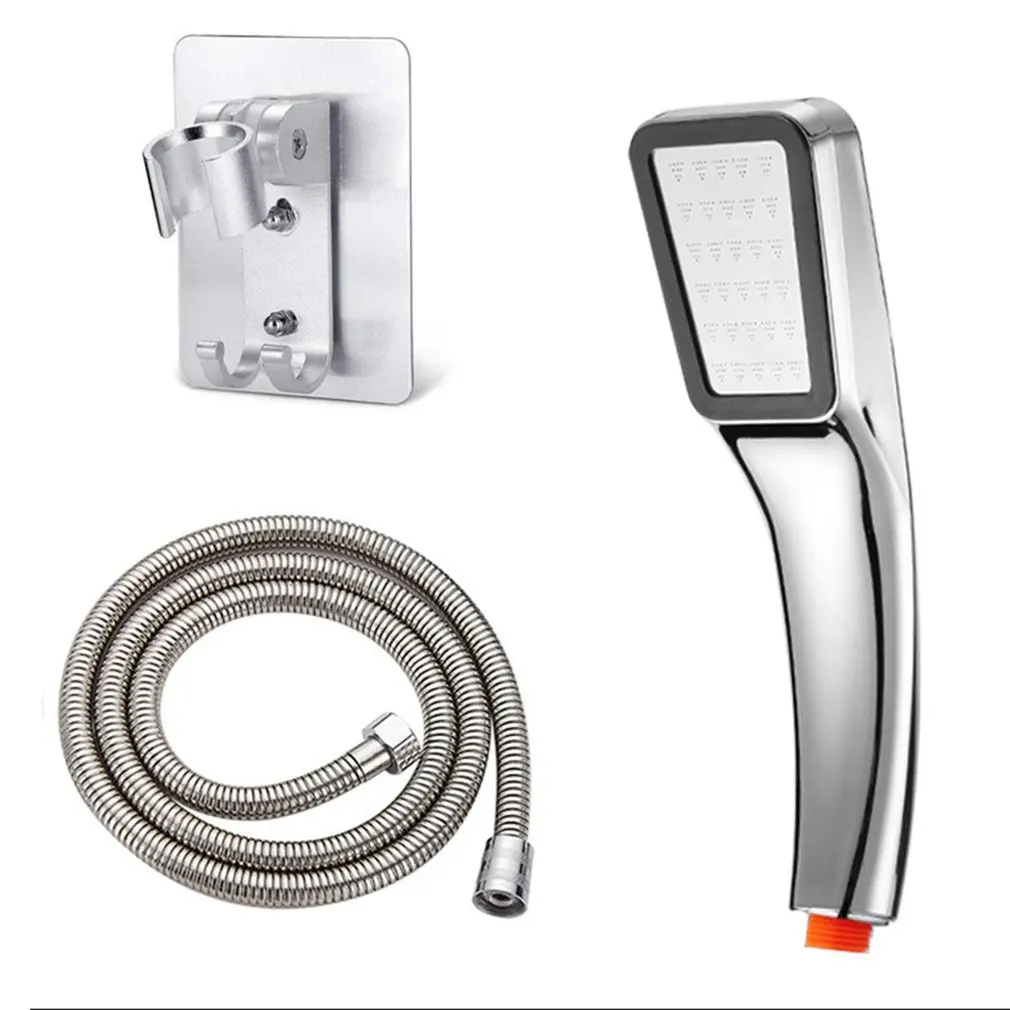 Hot Sale 300 Hole Super Pressurized Shower Head Square Hand Shower Booster Shower Head Water Saving Shower Drop Shipping