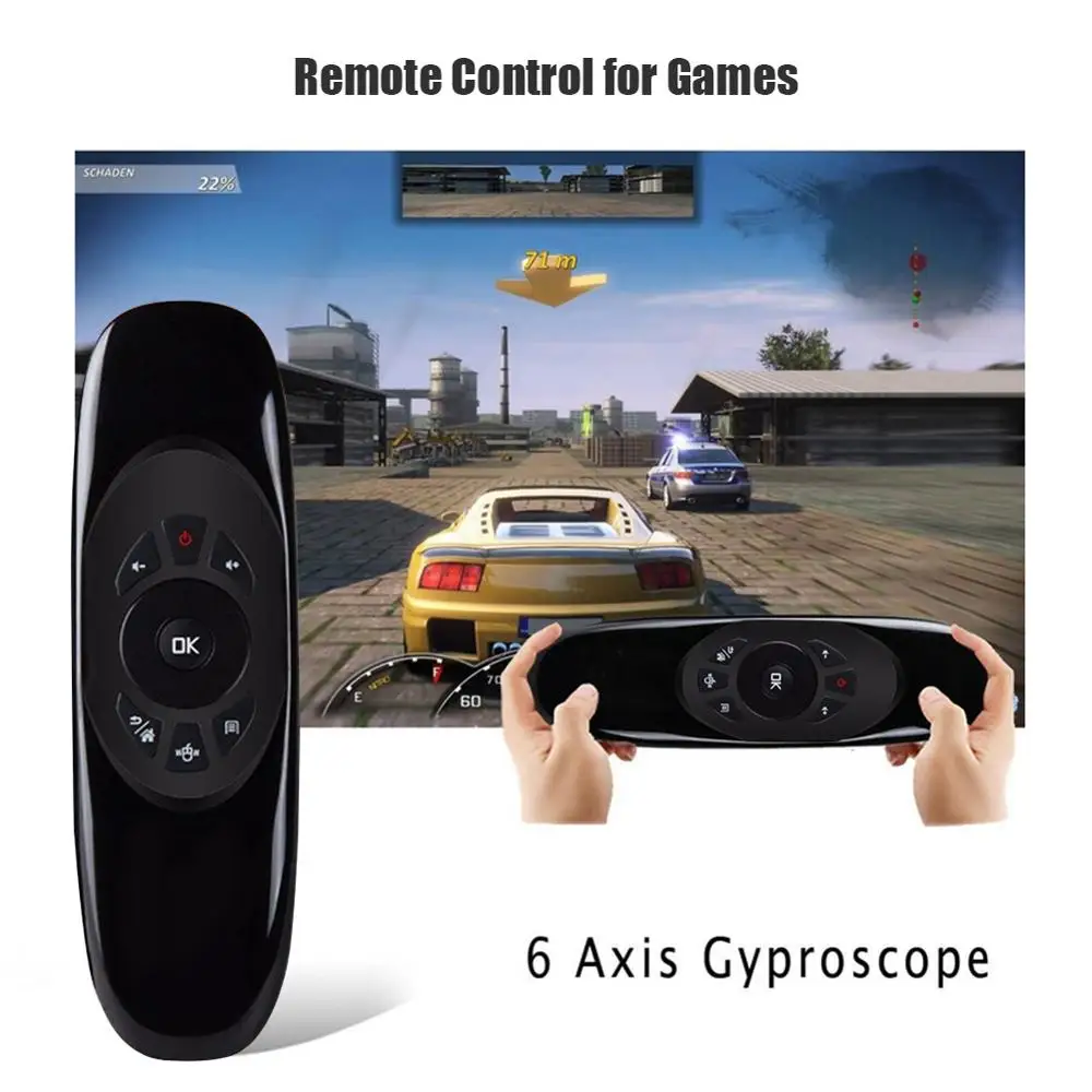 3 в 1 клавиатура+ беспроводная мышь+ игровой контроллер C120 Fly Air mouse 2,4G 6 Axis sensor 3 цвета подсветка пульт дистанционного управления