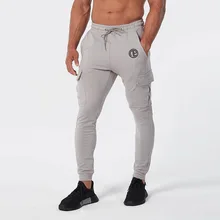 Осенне-зимние мужские спортивные штаны с боковыми карманами, повседневные мужские спортивные штаны, спортивные штаны, одежда для бодибилдинга