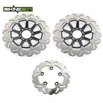 

BIKINGBOY Wavy Front Rear Brake Discs Disks Rotors For Suzuki GSXR 750 GSX-R 750 F G H 85 86 87 1985 1986 1987