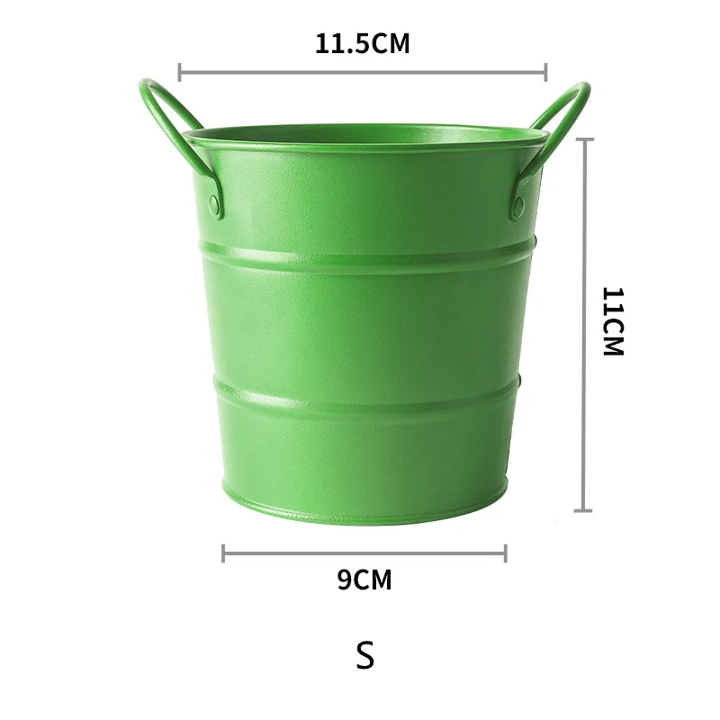 Ice Bucket French Fries Small Bucket Coffee Shop Bar Party Creative Mini Ice Fries Barrel Iron