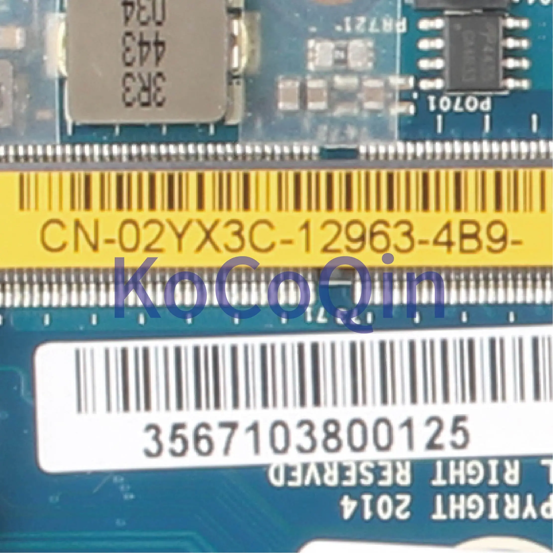 Very best  KoCoQin Laptop motherboard For DELL Latitude E7250 SR23Y i5-5200U CPU CN-02YX3C 02YX3C LA-A972P Mai