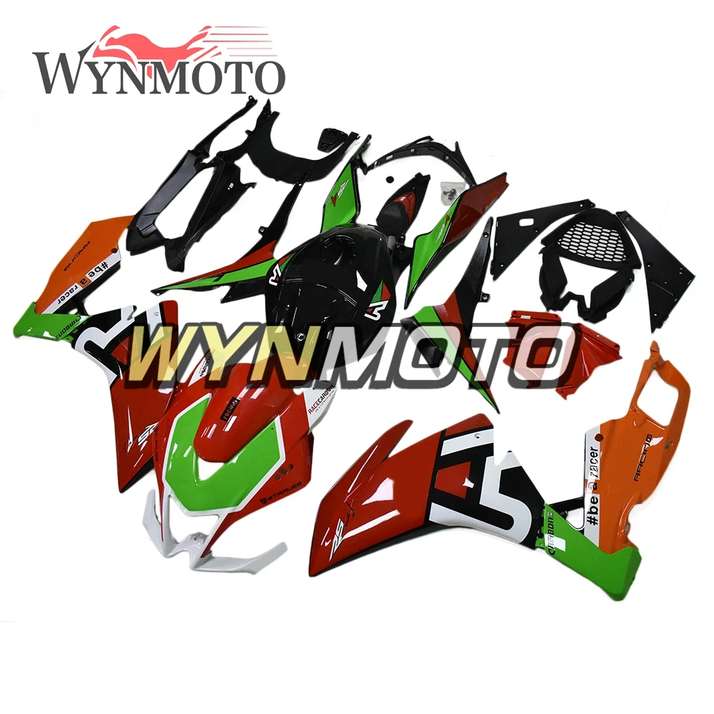 Полный мотоцикл обтекатель комплект красный зеленый черный для Aprilia RS4 125 RS125 год 2012 2013 12 13 ABS пластик инъекции Cowlings