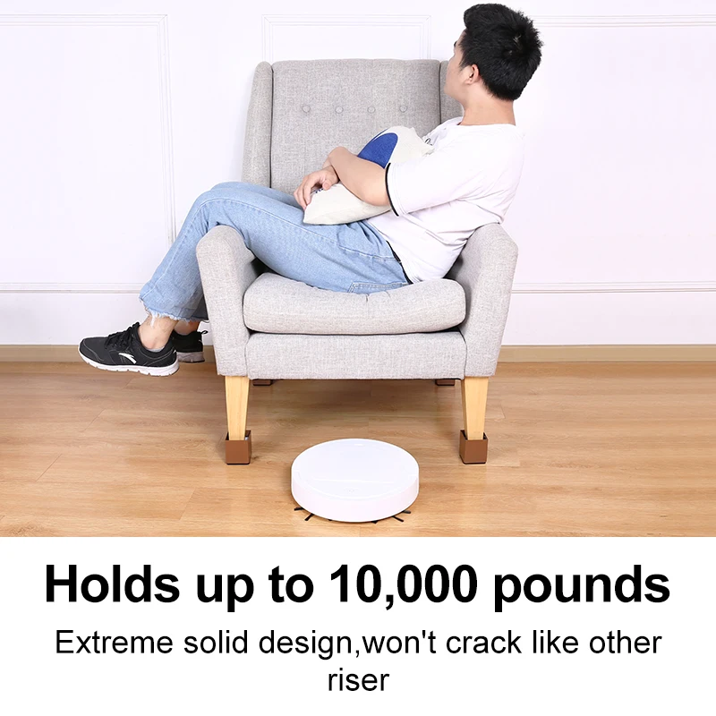 Steel Metal Sofa Table Pad Foot High Legs For Furniture Lifter increase 10cm Sofa Bed Chair Legs Pads Leg Desk Cabinet To Foot