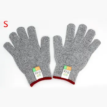 

1 Pair Anti-cut Gloves Cut Proof Stab Resistant Level 5 Protection Food Grade Safety Gloves Anti-slip Kitchen Cuts Gloves