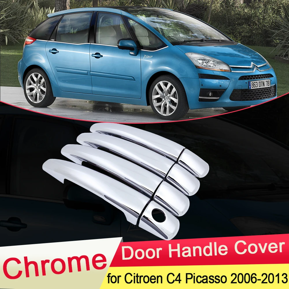 Для Citroen Grand C4 Picasso 2006 2007 2008 2009 2010 2011 2012 2013 хромированная дверная ручка Крышка для
