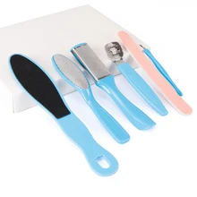 8 шт. набор пилок для ног машина для удаления омертвевшей жесткой кожи мозолей скребок для педикюра портативный Толкатель для кутикулы Уход за ногами пилки набор инструментов