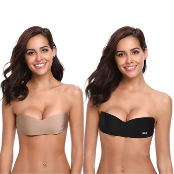 

DeRuiLaDy Invisible Push Up Bras for Women Adhesive Lift Nipple Cover Pasties Bra Silicone Bralette Strapless Breast Sticky Bra