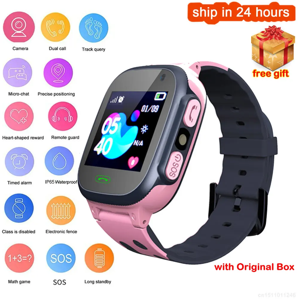 Montre connectée Q15 pour enfants, moniteur LBS SOS, montre