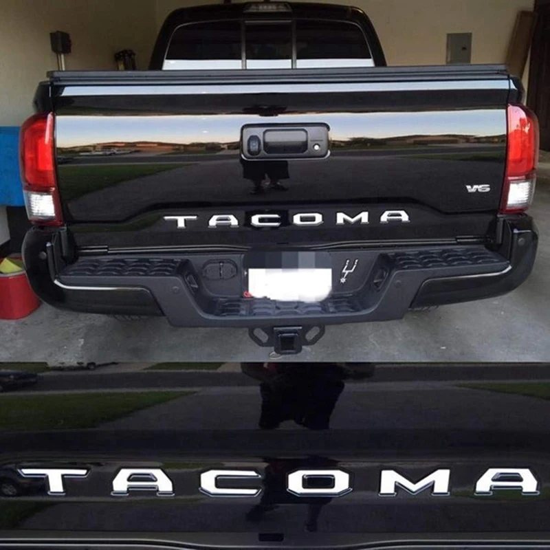 3D рельефная Эмблема для Toyota Tacoma- эмблема вставки(хром