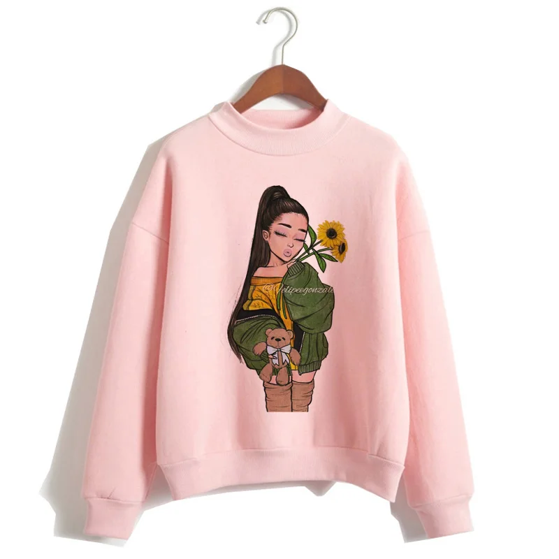 Ariana Grande harajuku Женская толстовка с капюшоном ulzzang худи уличная хип хоп Мода корейский стиль новинка Женский 90s - Цвет: 5226