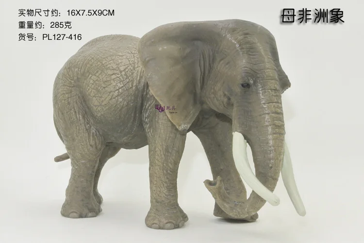 Модель диких животных модель набор Африка Женский слон пластик эмулят игрушки
