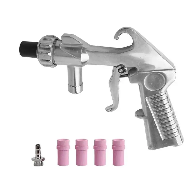 

Portable Siphon Sandblasting Gun Multi-function Die Cast Aluminum High Hardness Pneumatic Sandblasting Rust Blasting Device