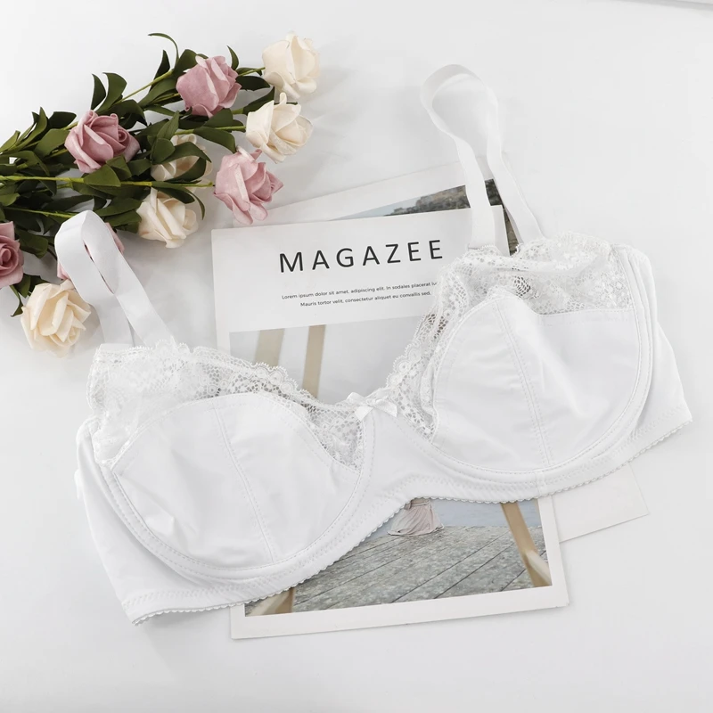 Beauwear, Бюстгальтеры без подкладки для женщин, кружевной бюстгальтер без косточек, Цветочная сетка, Bh полупрозрачное сексуальное женское белье D DD E 40 42 44 46 48 50